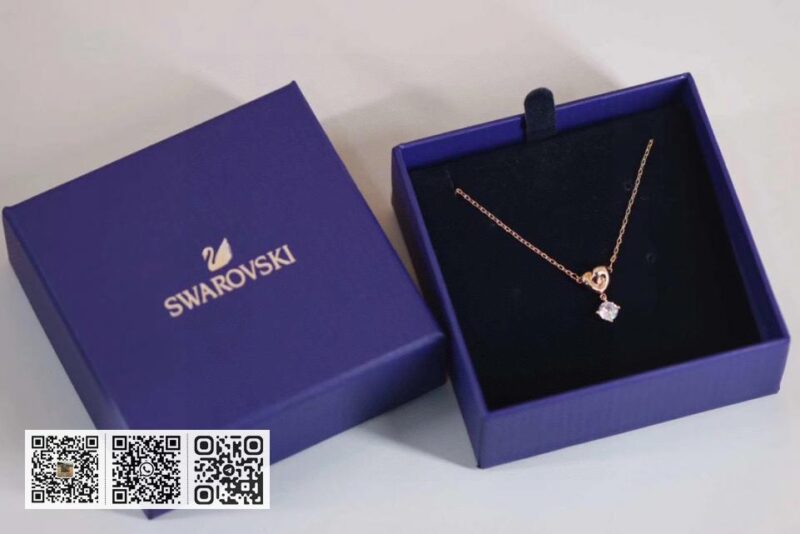Swarovski 单钻锁骨项链