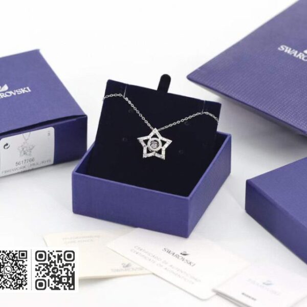 swarovski 星星锁骨项链