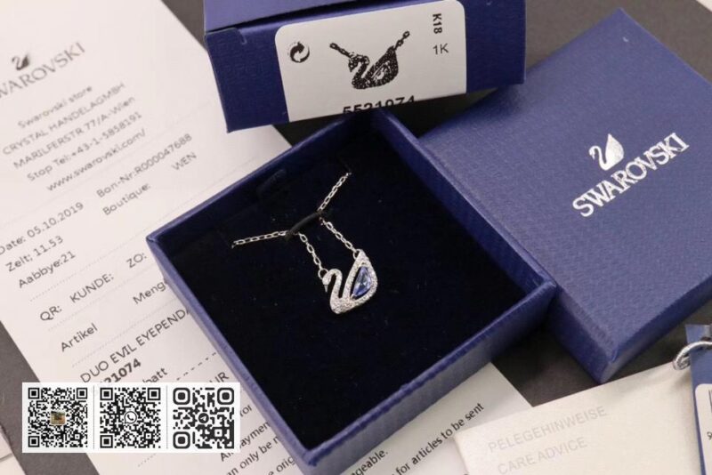 Swarovski 天鹅锁骨项链 - Image 2