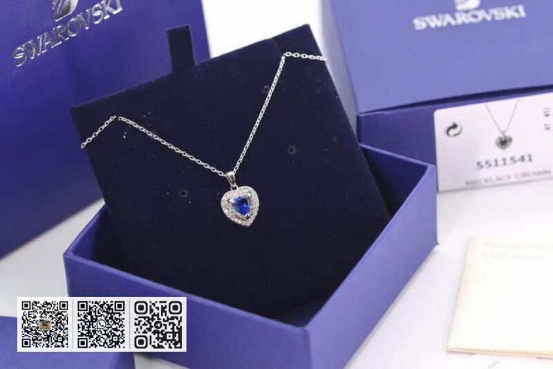 swarovski 锁骨项链