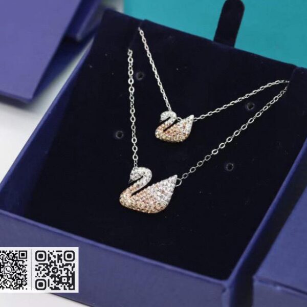 swarovski 锁骨项链