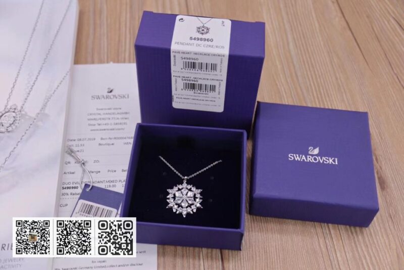 Swarovski 雪花锁骨项链 - Image 2