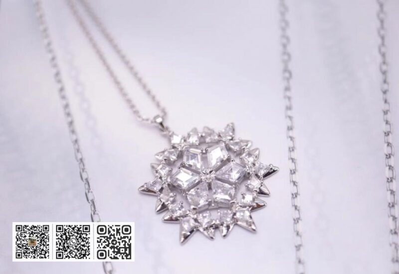 Swarovski 雪花锁骨项链 - Image 4