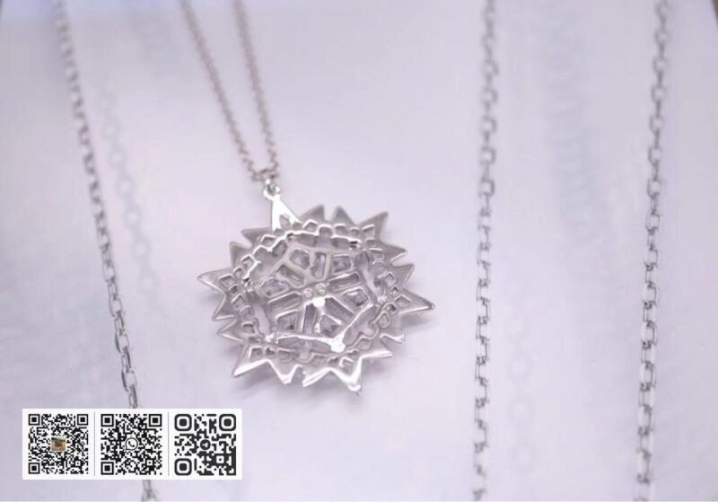 Swarovski 雪花锁骨项链 - Image 5