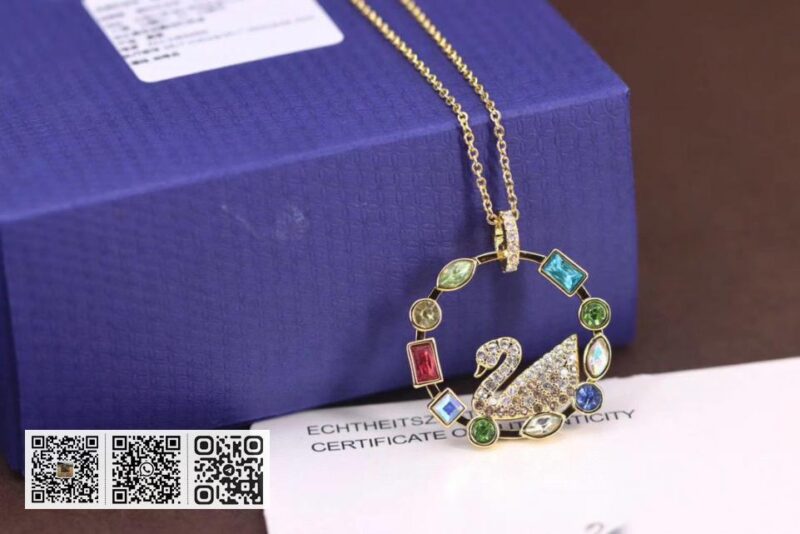 Swarovski 天鹅锁骨项链 - Image 4