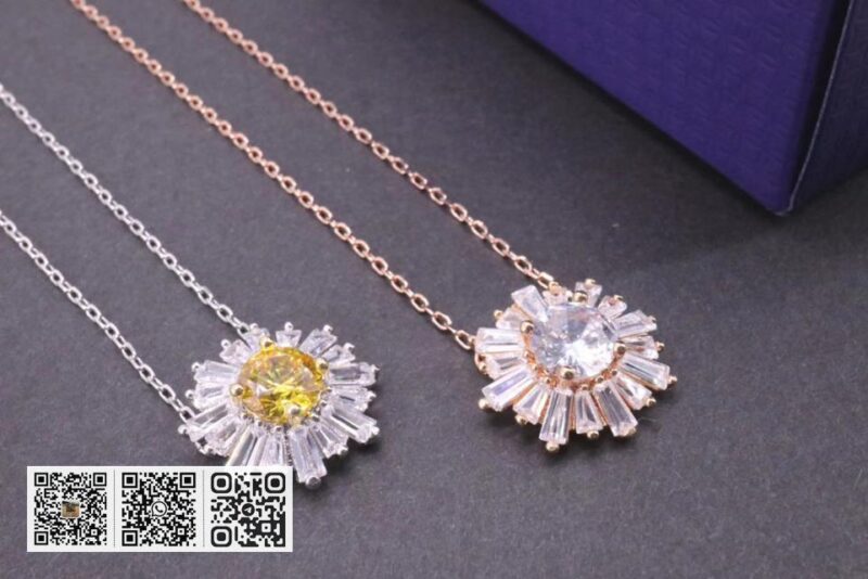 Swarovski 太阳花锁骨项链 - Image 8