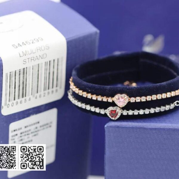 swarovski 钻红钻手链