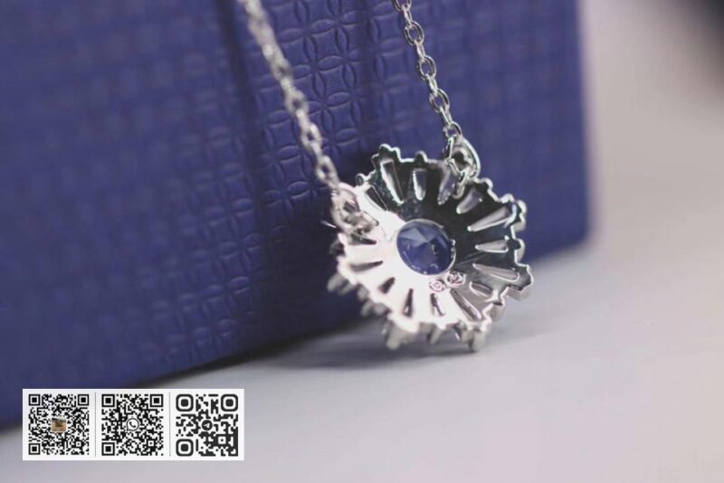 Swarovski 太阳花锁骨项链 - Image 3