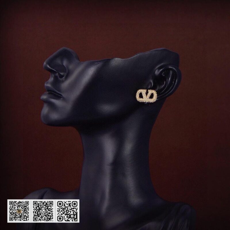 Valentino半珠半钻耳环 - Image 8