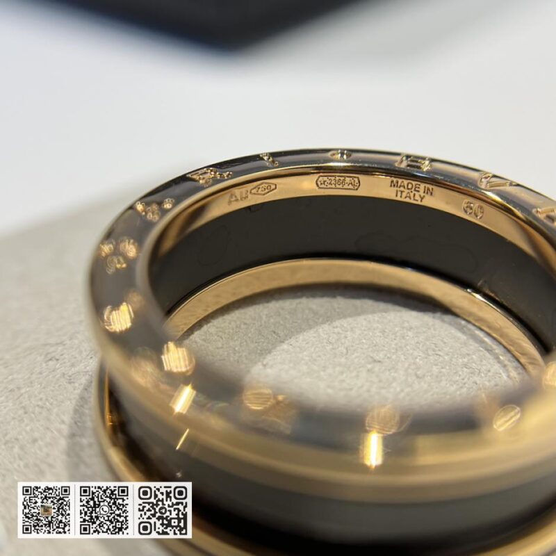 Bvlgari Bv 磨砂雾面陶瓷戒指 - Image 4