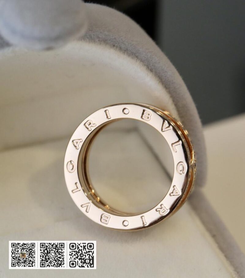 Bvlgari 罗马铆钉带钻戒指 - Image 7