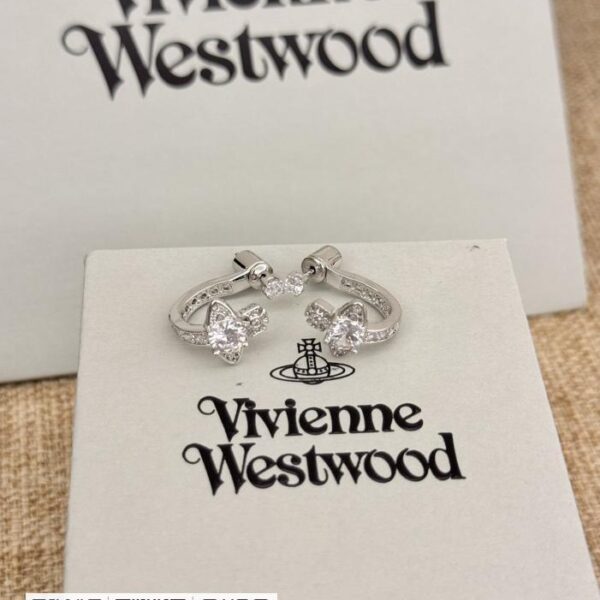 Vivienne Westwood 半立体土星耳钉