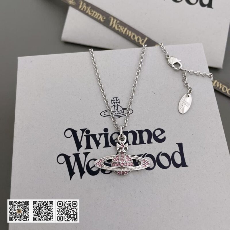 Vivienne Westwood 粉红钻项链
