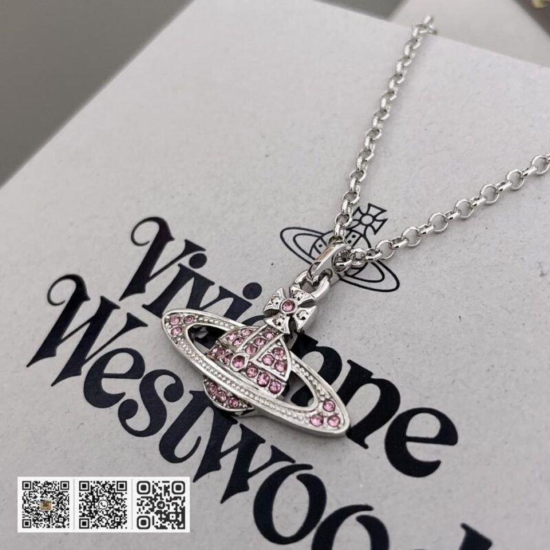 Vivienne Westwood 粉红钻项链 - Image 3