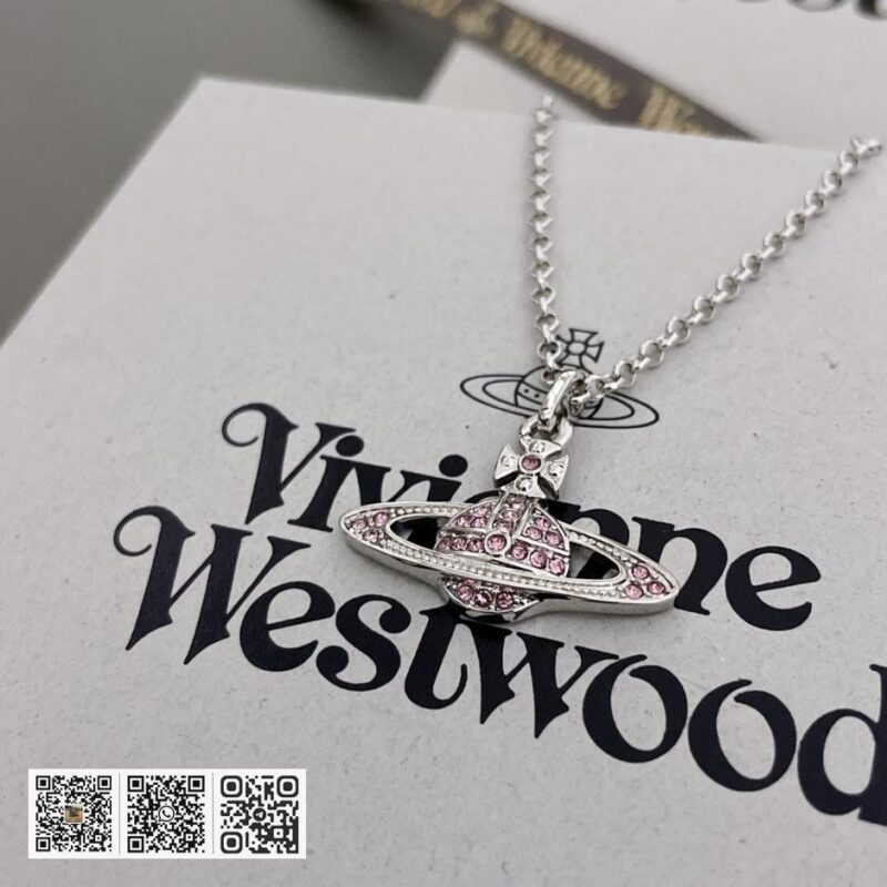 Vivienne Westwood 粉红钻项链 - Image 4