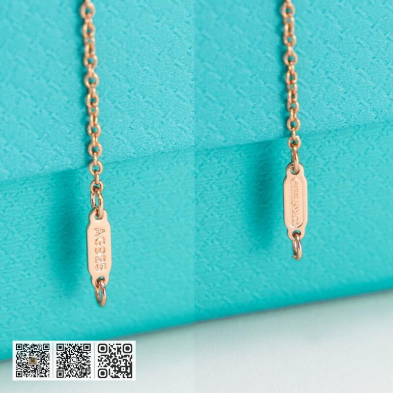 Tiffany LOVE字母 满钻锁骨链 - Image 8