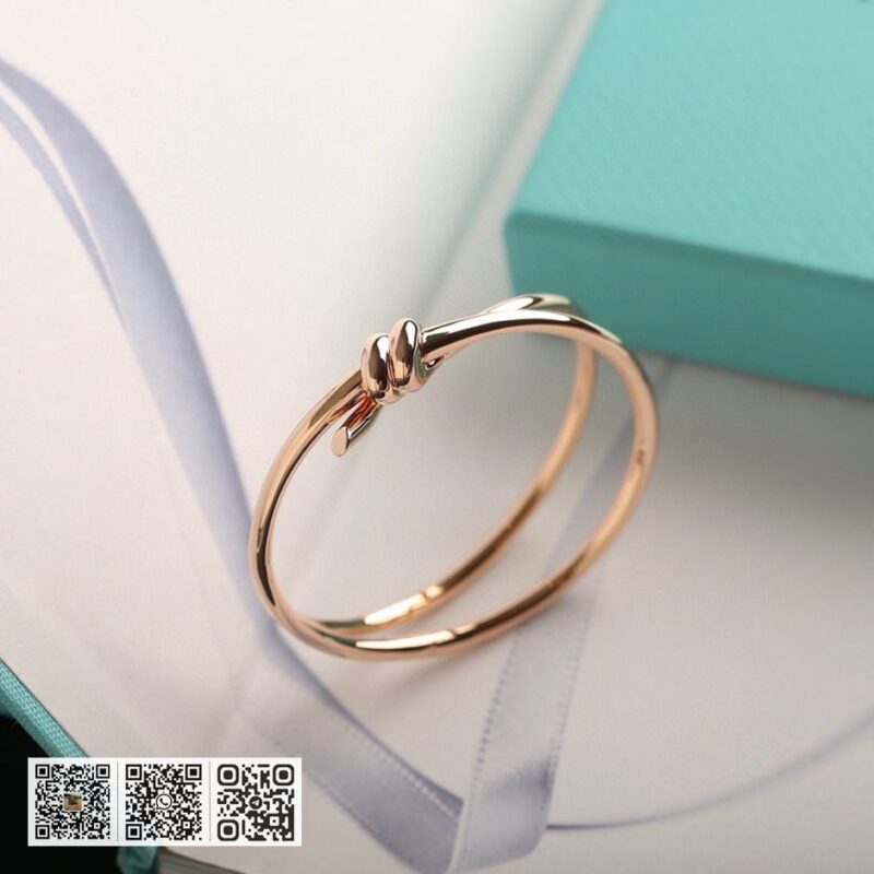 Tiffany Knot系列双环手镯 - Image 2