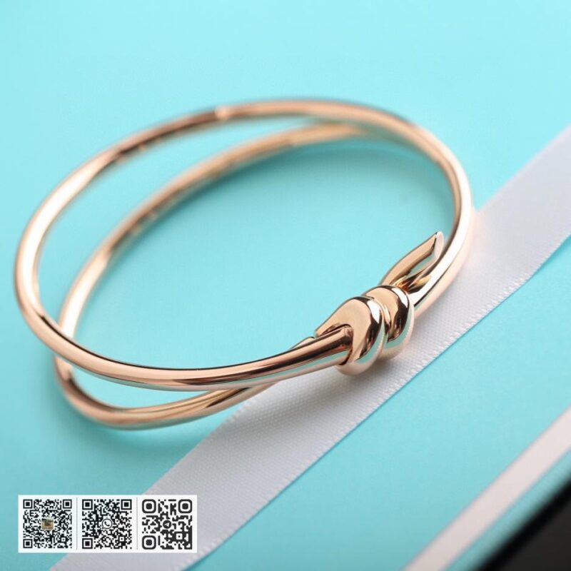 Tiffany Knot系列双环手镯 - Image 3