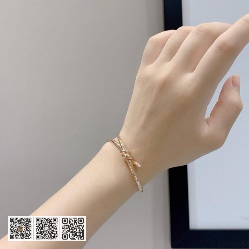 Tiffany Knot系列双环手镯 - Image 6