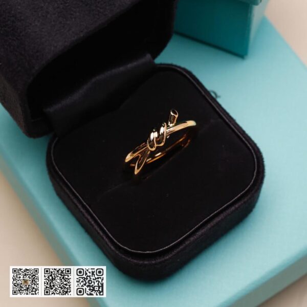 Tiffany T knot双行戒指