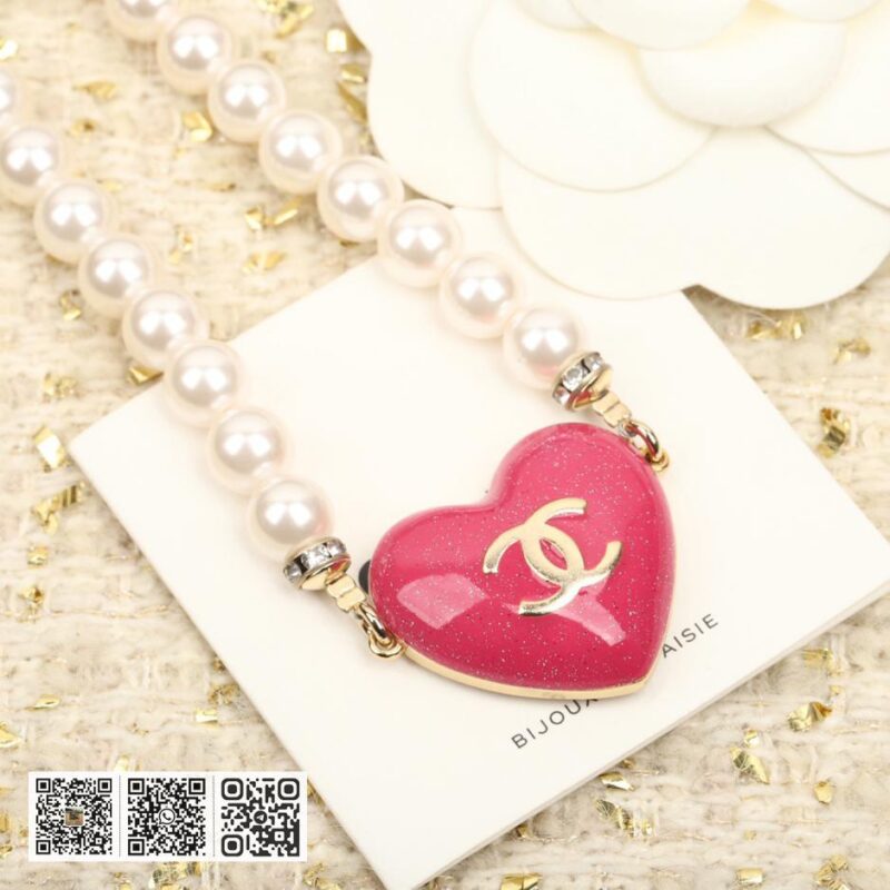 Chanel 23P满钻爱心腰链 - Image 3