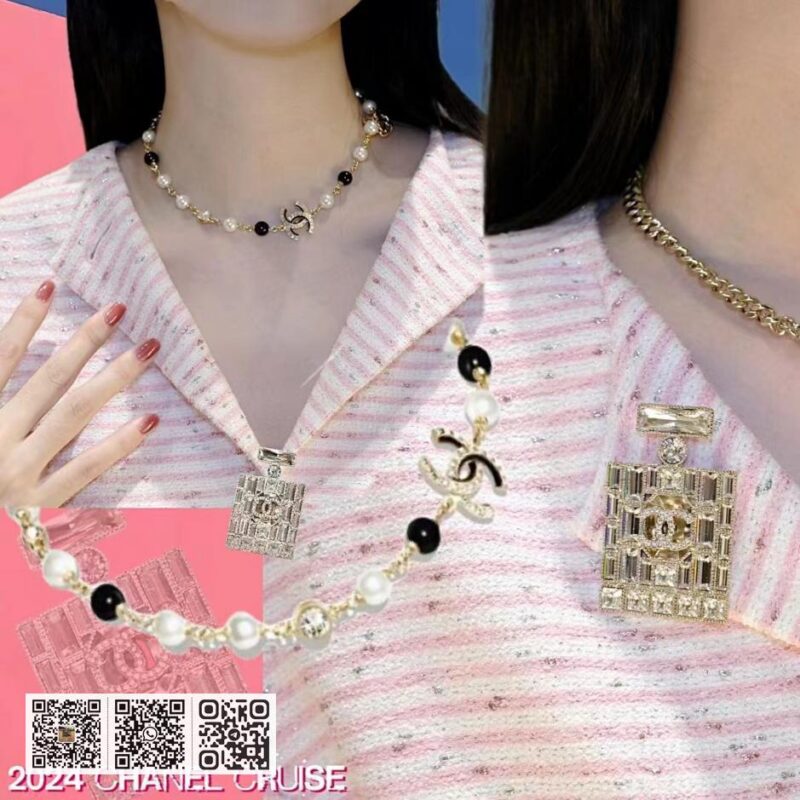 Chanel 水瓶水钻胸针 - Image 8