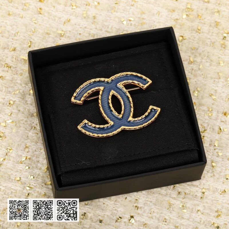 Chanel 牛仔双c胸针 - Image 2
