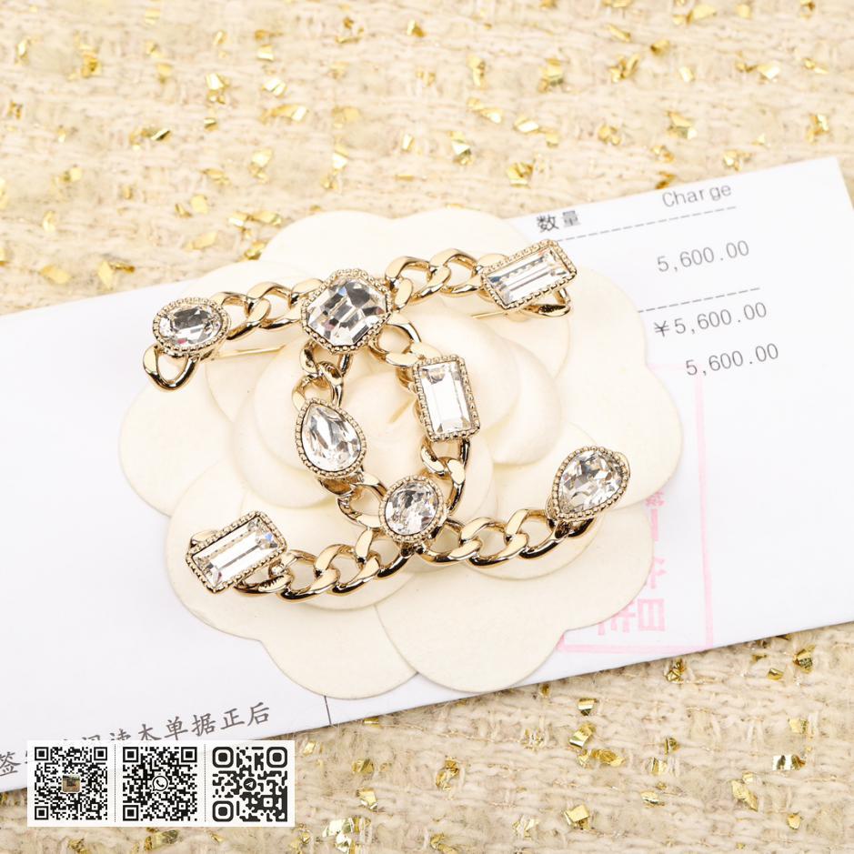 Chane l双c胸针 - Image 3