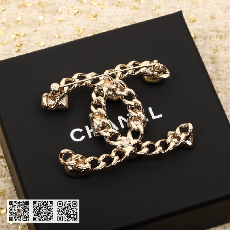 Chane l双c胸针 - Image 4