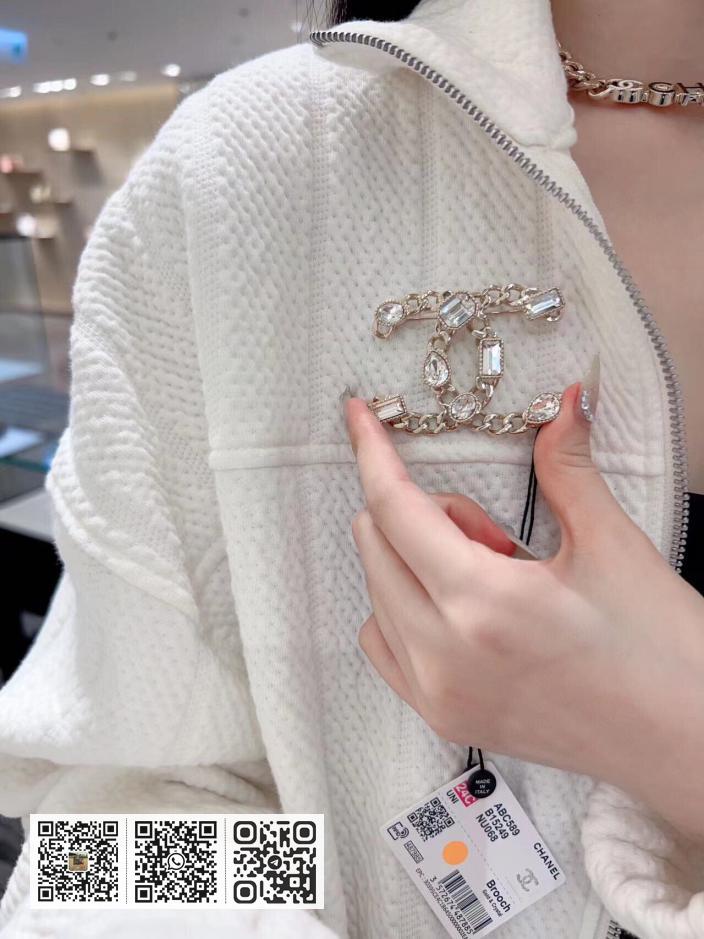 Chane l双c胸针 - Image 7