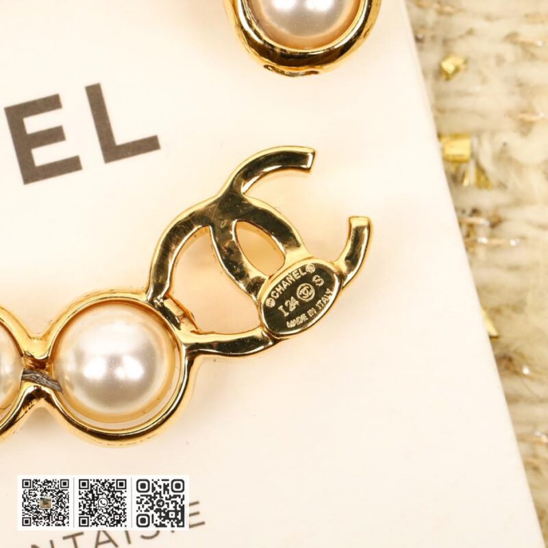 Chanel 珍珠透明珠胸针 - Image 6