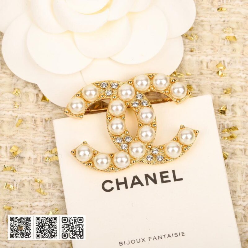 Chanel 双c珍珠胸针 - Image 3
