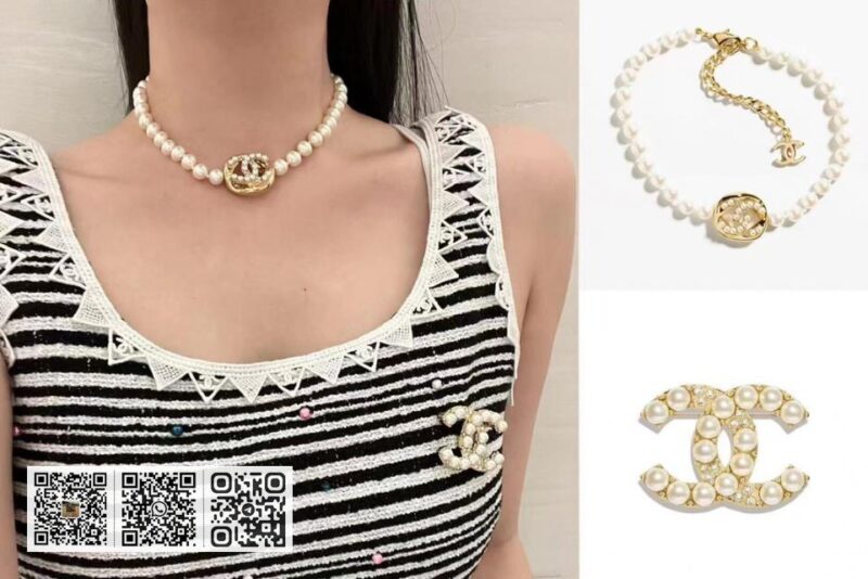 Chanel 双c珍珠胸针 - Image 7