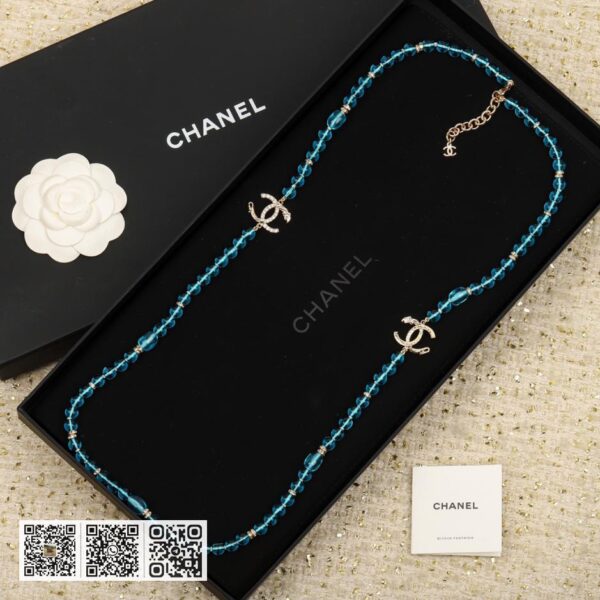 Chanel 琉璃双c长毛衣链