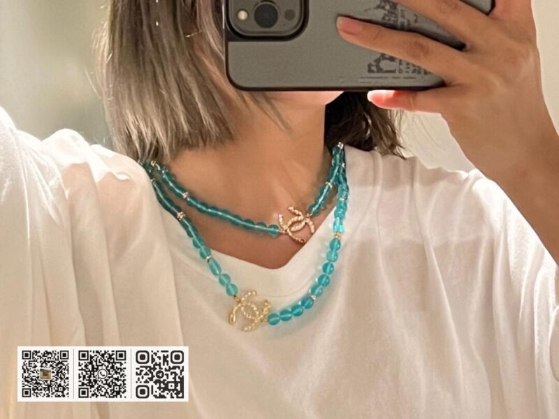 Chanel 琉璃双c长毛衣链 - Image 7