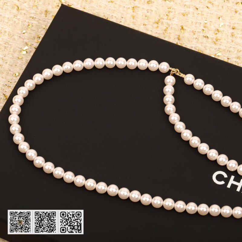 Chanel 珍珠爱心腰链 - Image 5