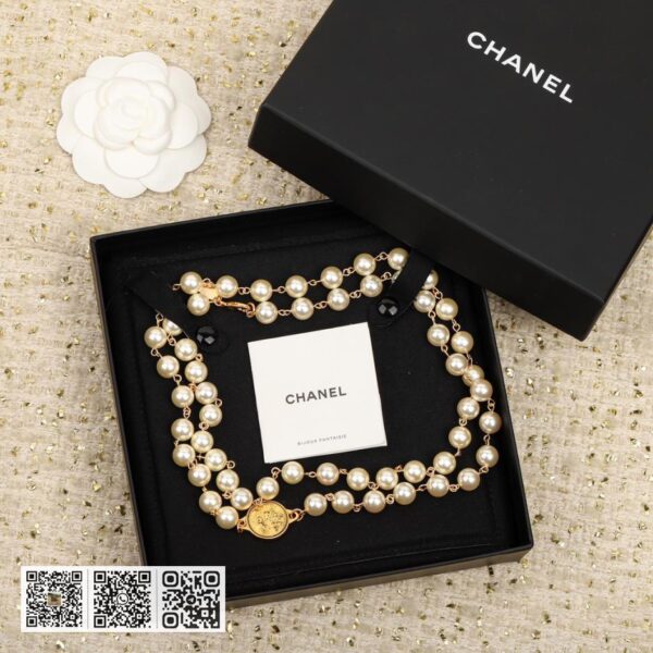 Chanel 金币珍珠长链