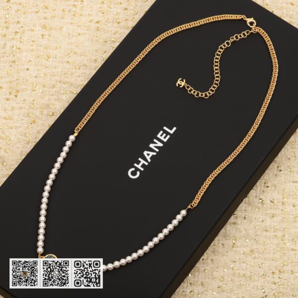 Chanel 牛仔爱心项链&038;腰链