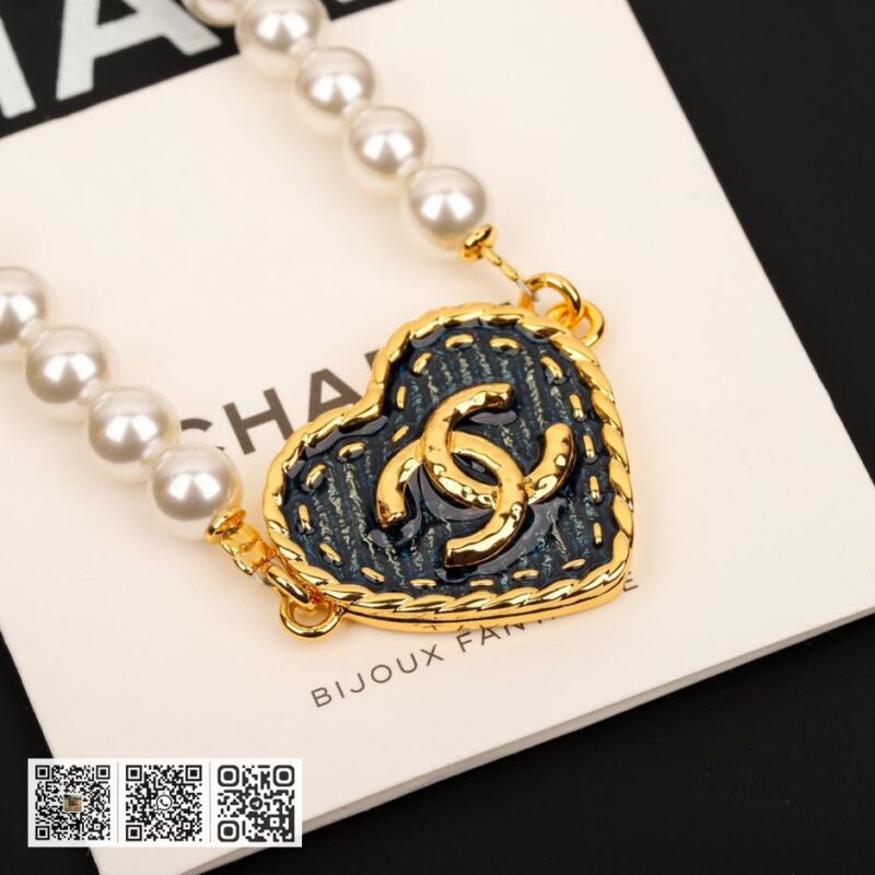 Chanel 牛仔爱心项链&038;腰链 - Image 4