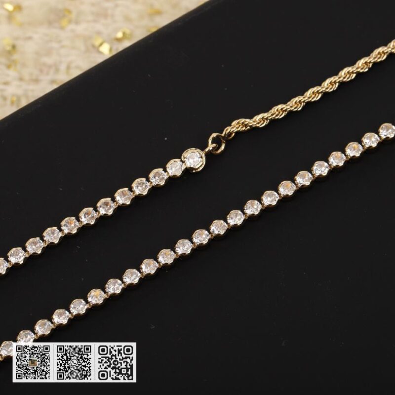 Chanel 纽纹双C毛衣链 - Image 5