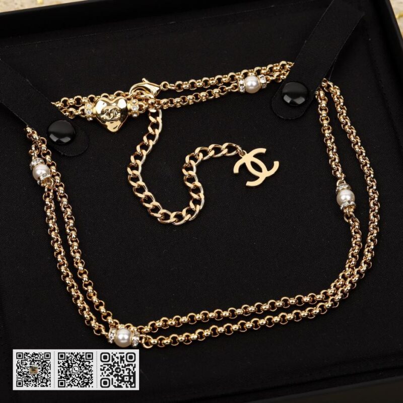 Chanel 光面爱心腰链 - Image 2