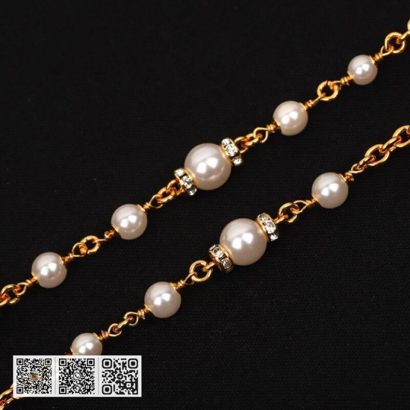 Chanel 四叶草双c毛衣链 - Image 5