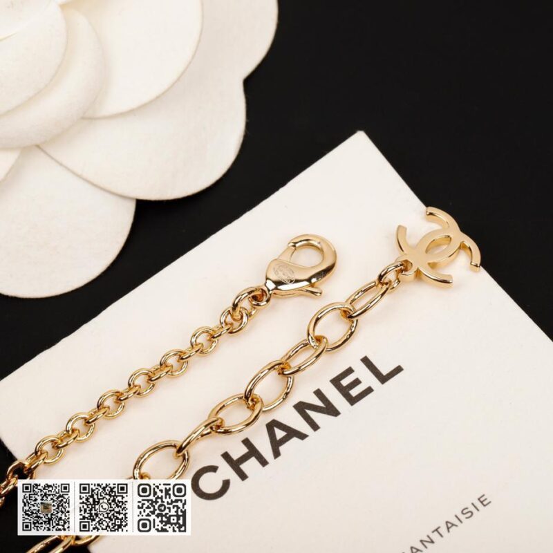 Chanel 爱心双C毛衣链 - Image 6