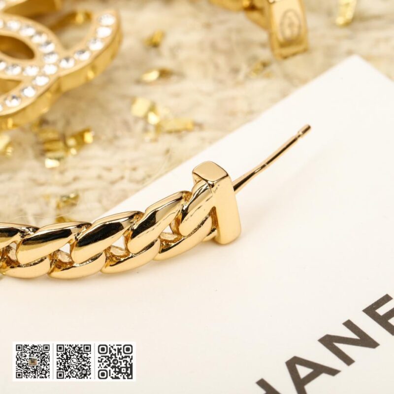 Chanel 链条双c耳圈 - Image 5