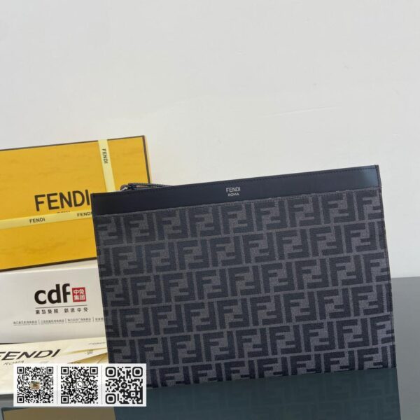 大号附专柜全套包装 Fendi全新系列老花配布