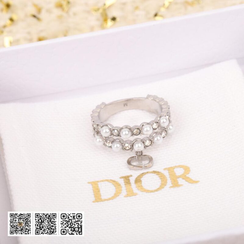 Dior珍珠CD戒指 - Image 2