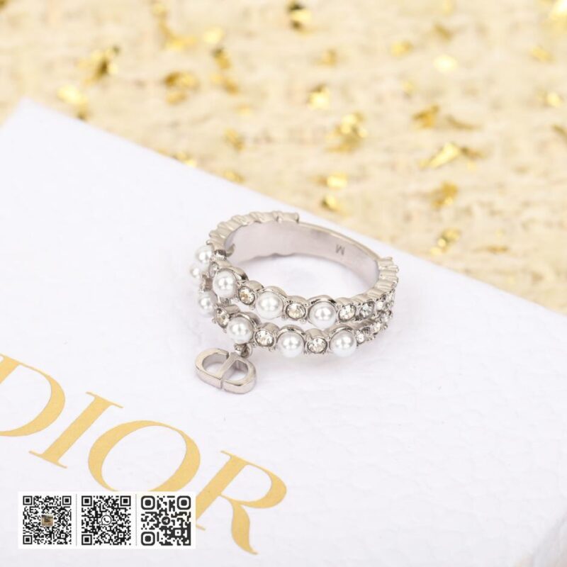 Dior珍珠CD戒指 - Image 3