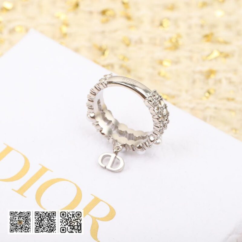 Dior珍珠CD戒指 - Image 4