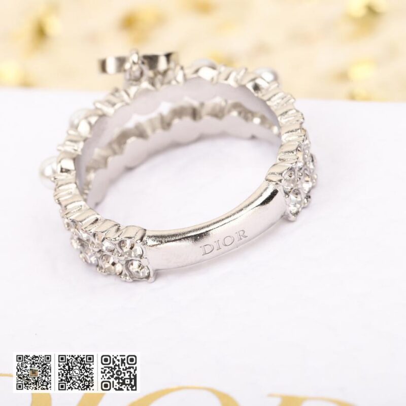 Dior珍珠CD戒指 - Image 5