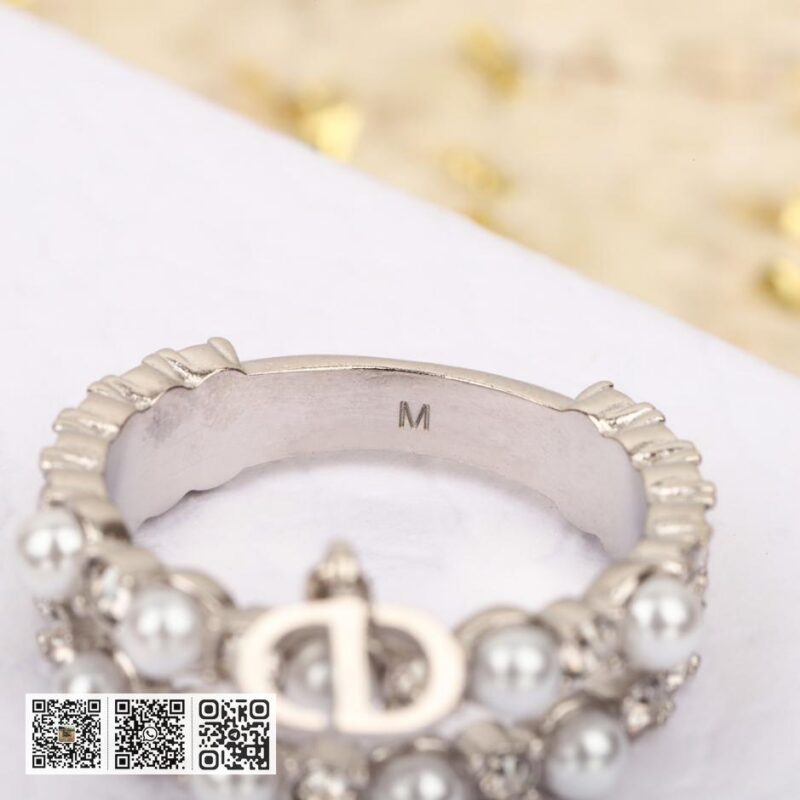 Dior珍珠CD戒指 - Image 6